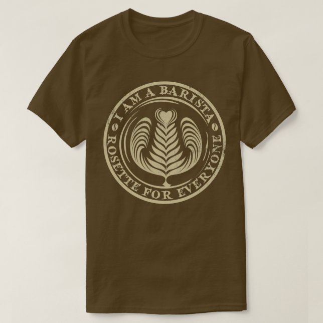 Camiseta Soy Barista 4 (Diseño del anverso)