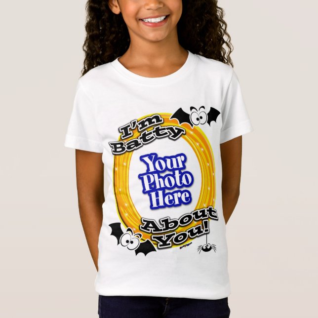 Camiseta Soy Batty About You Crazy Eyes Photo White (Anverso)