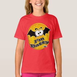 Camiseta Soy Batty Naranja y Yellow Swirl