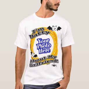 Camiseta Soy Batty sobre mi foto de novia White