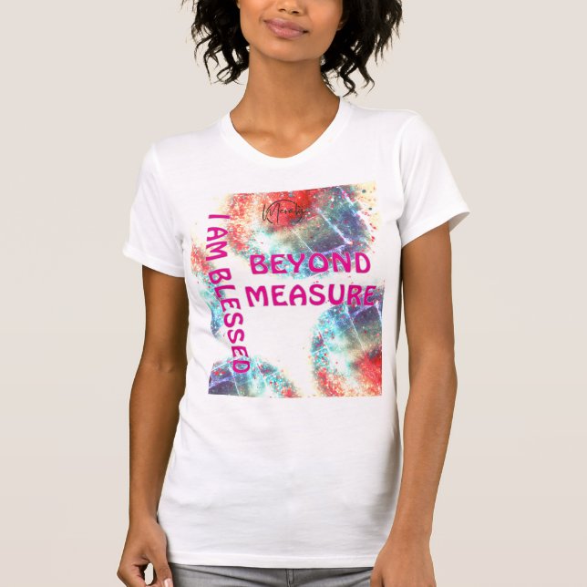 Camiseta "Soy bendecida" camiseta" (Anverso)