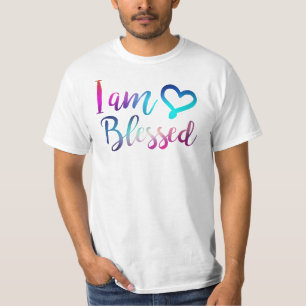 Camiseta Soy Bendecida - Humor Cristiano Humble Regalo
