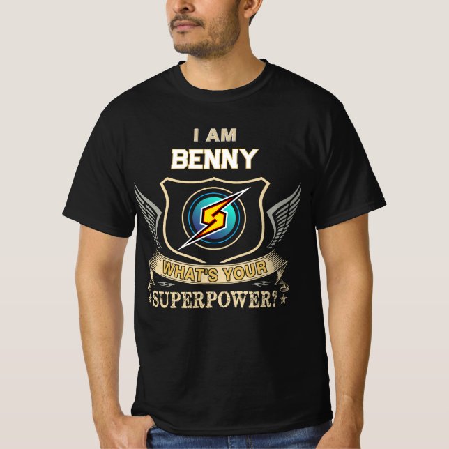 Camiseta Soy BENNY ¿Cuál es tu Superpoder (Anverso)