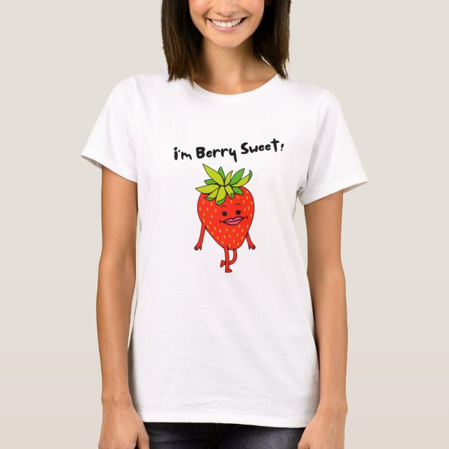 Camiseta ¡Soy Berry Sweet! - Funny Fruit Pun (Anverso)