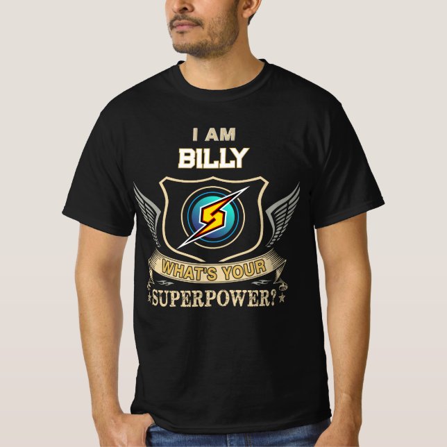 Camiseta Soy BILLY ¿Cuál es tu Superpoder (Anverso)