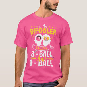 Camiseta Soy Bipooler Juego De Snooker Billiards Lover Pool