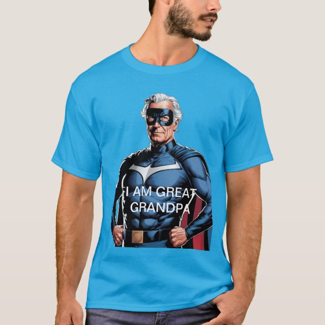 Camiseta Soy bisabuelo super héroe (Anverso)