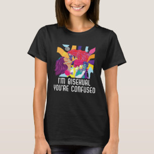 Camiseta Soy bisexual, estás confundido Bisexual Bisexualid