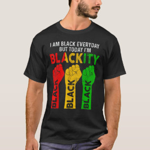Camiseta Soy Black African American Black Power Ju