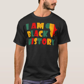 Camiseta Soy Black History Month Afro-American Black Histo