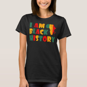 Camiseta Soy Black History Month Afro-American Black Histo