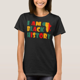 Camiseta Soy Black History Month Afro-American Black Histo