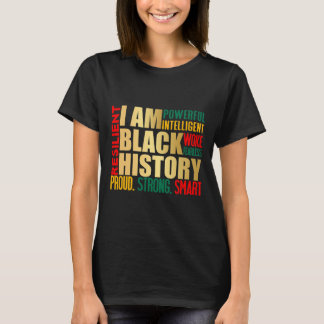 Camiseta Soy Black History Month American African Pride Ce