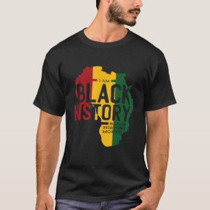 Camiseta Soy Black History Month American African Pride Cel