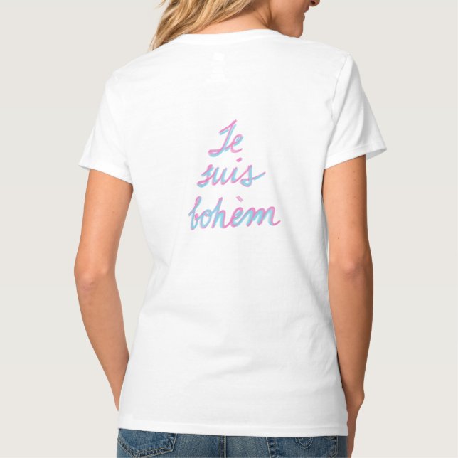 Camiseta soy bohemio  (Reverso)
