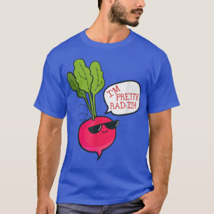 Camiseta Soy Bonito Rad-Ish Graciosa Vegetariana Vegan Radi