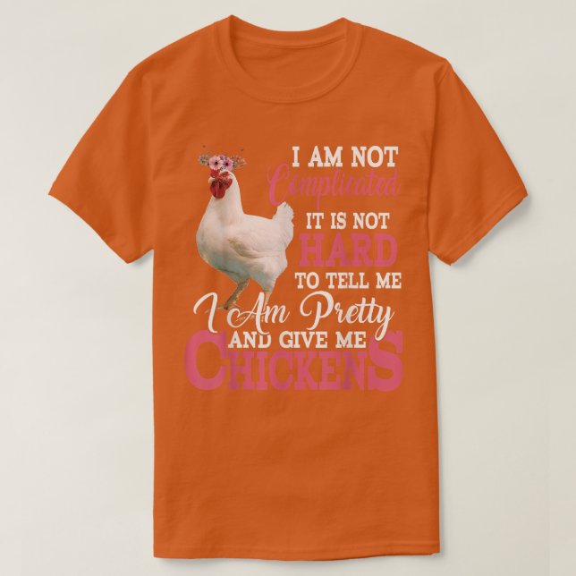 Camiseta Soy Bonito y me doy pollo Gracioso Floral Chick (Diseño del anverso)