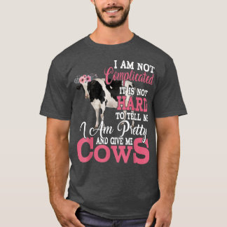 Camiseta Soy Bonito y me doy vacas divertidas florales