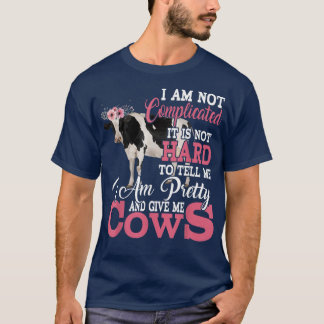 Camiseta Soy Bonito y me doy vacas divertidas florales