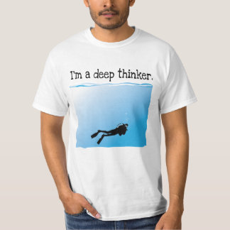 Camiseta Soy buceador del pensador profundo