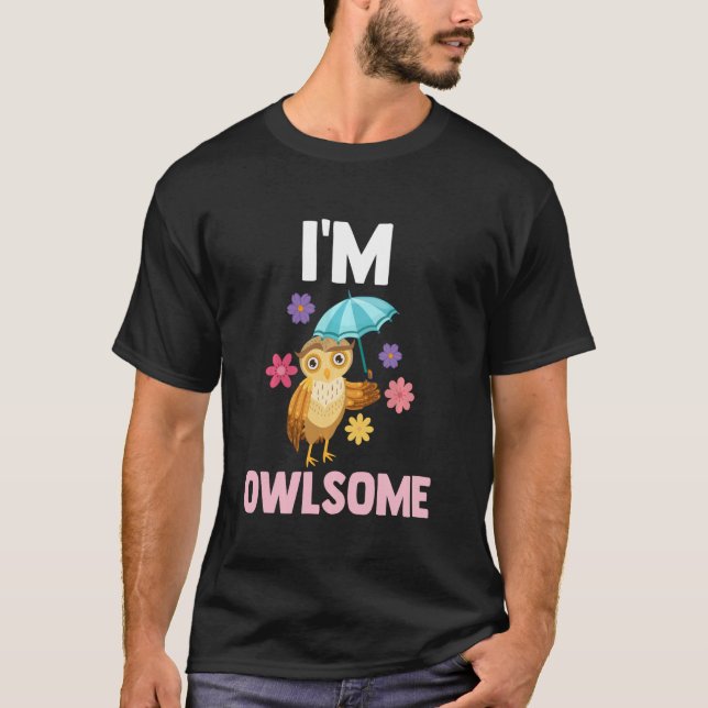 Camiseta Soy búho. (Anverso)