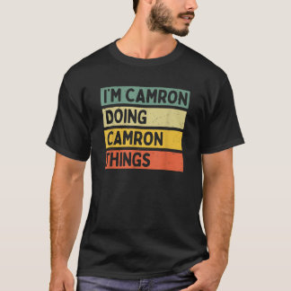 Camiseta Soy Camron Haciendo Cosas de Camron Divertidas Per