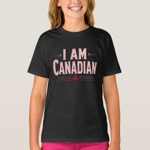 Camiseta Soy canadiense - Orgullo nacional, declaración pat