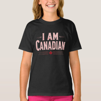 Camiseta Soy canadiense - Orgullo nacional, declaración pat