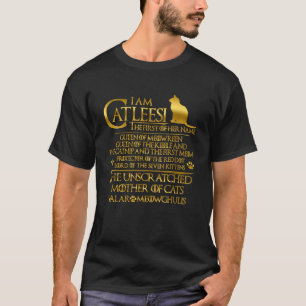 Camiseta Soy Catleesi Madre de Gatos Tee Divertido Ca para