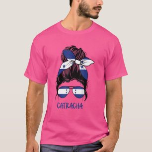 Camiseta Soy Catracha Para Hondureños Bandera De Honduras C