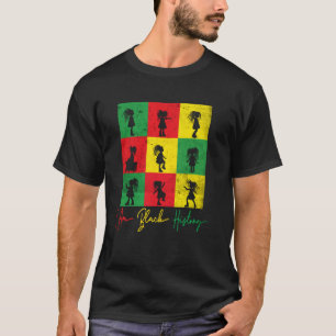 Camiseta Soy Chica Afro Monada de la Historia Negra con ras