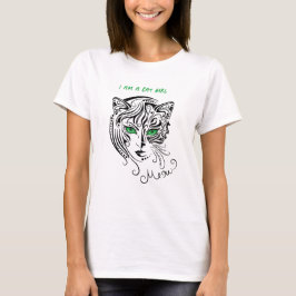 camiseta "Soy chica de gatos"
