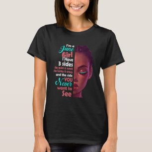 Camiseta Soy Chica De Junio Tengo 3 Partes