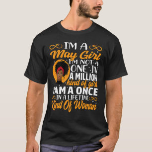 Camiseta Soy Chica de Mayo No soy uno de cada millón de neg
