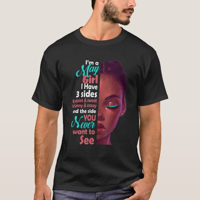 Camiseta Soy Chica De Mayo Tengo 3 Partes (Anverso)