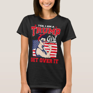 Camiseta Soy Chica de Trump, recupere la República de Bande