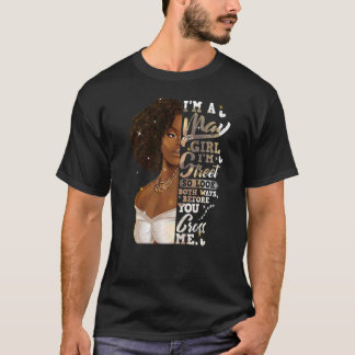 Camiseta Soy Chica negra de la calle, el cumpleaños de la m