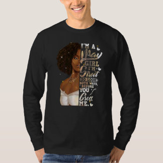 Camiseta Soy Chica negra de la calle, el cumpleaños de la m