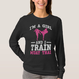 Camiseta Soy Chica y entreno en boxeo tailandés muay tailan
