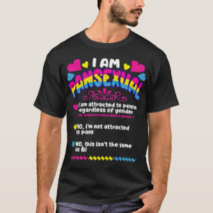 Camiseta SOY Chiste del humor del orgullo gay en PANSEXUAL 