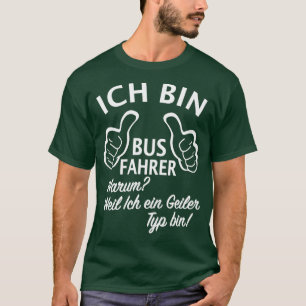 Camiseta Soy chofer de bus escolar para niños