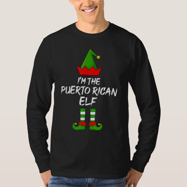 Camiseta Soy Chris, el elfo puertorriqueño que coincide con (Anverso)