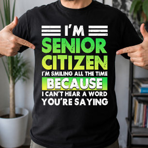 Camiseta SOY Ciudadano Mayor SONRÍO Todo El Tiempo Retro