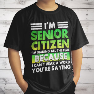 Camiseta SOY Ciudadano Mayor SONRÍO Todo El Tiempo Retro
