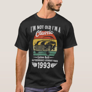 Camiseta Soy Clásico Coche 29º Cumpleaños 29 Años Nacido En