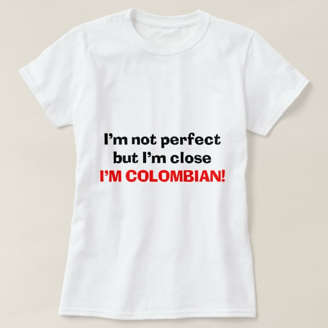 Camiseta Soy COLOMBIANO (Diseño del anverso)