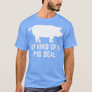 Camiseta Soy Como Un Gracioso Trato De Cerdo Que Dibuja Reg