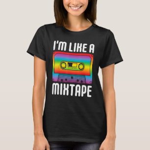 Camiseta Soy como un MIXTAPE Rainbow LGBT Pride Gay Mes Le