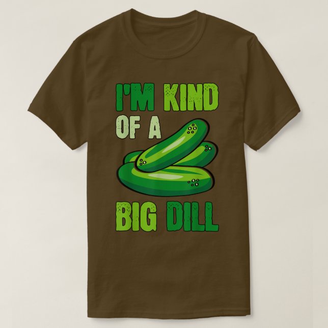 Camiseta Soy Como Un Pun De Comida De Pickle Gracioso De Di (Diseño del anverso)