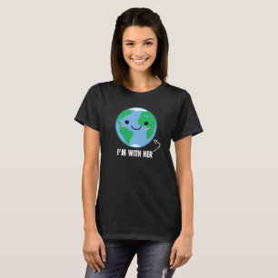 Camiseta Soy con ella - tierra del planeta